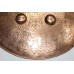 Shield Steel Hand Engraved Sun Rashi Zodiac Armor Battle Dhal Copper Polish A929